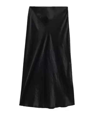 Vince Side-Slit Satin Slip Skirt | Thumbnail 1