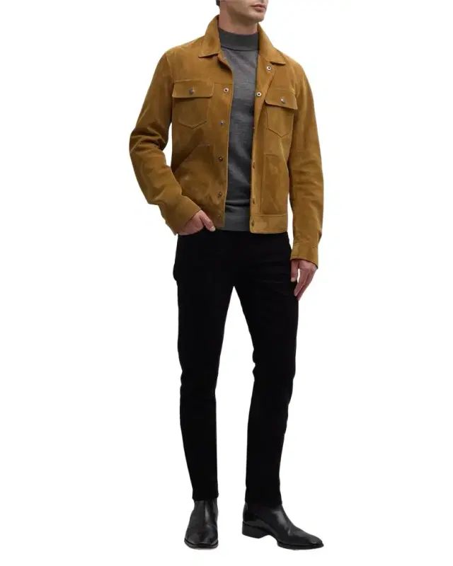 TOM FORD Men 's Moleskin Slim-Fit Jeans