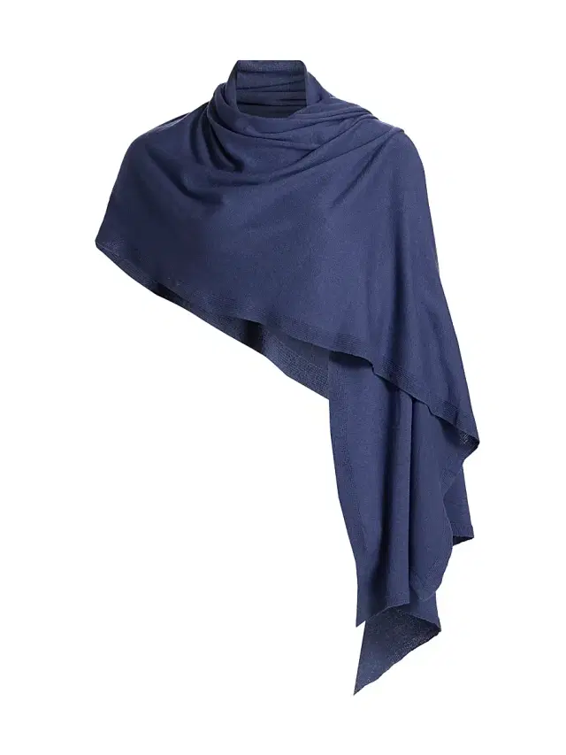 Majestic Filatures Women's Cashmere Shawl - Blue Moon