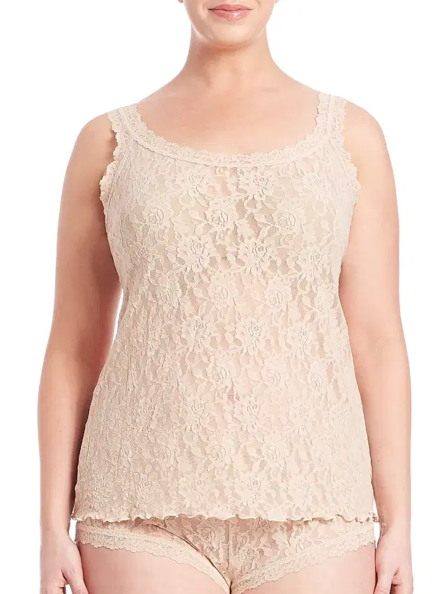 Hanky Panky Women's Plus Signature Lace Camisole - Chai