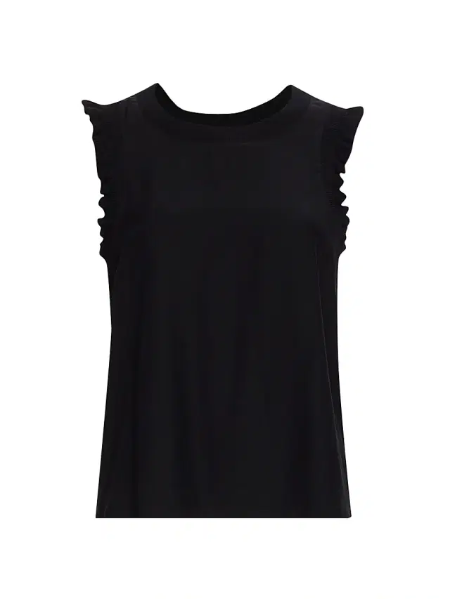 Women's Tous Les Jours Lenore Silk Tank - Black
