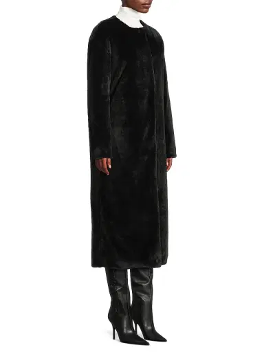 Et Ochs Women's Theo Faux Fur Car Coat | Thumbnail 4