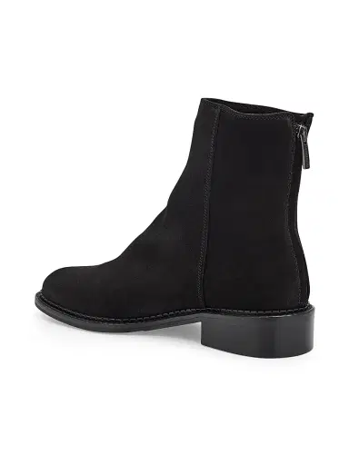 La Canadienne Women's Selina 30MM Suede Boots - Black | Thumbnail 2