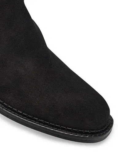 La Canadienne Women's Selina 30MM Suede Boots - Black | Thumbnail 4