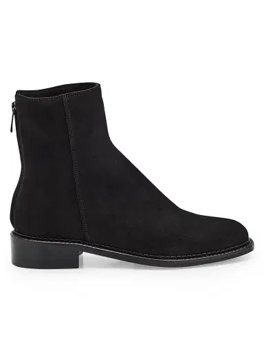 La Canadienne Women's Selina 30MM Suede Boots - Black | Thumbnail 1