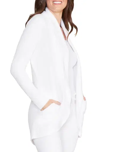Barefoot Dreams Women's Cozychic Lite Circle Cardigan - Sea Salt - Size XL | Thumbnail 3