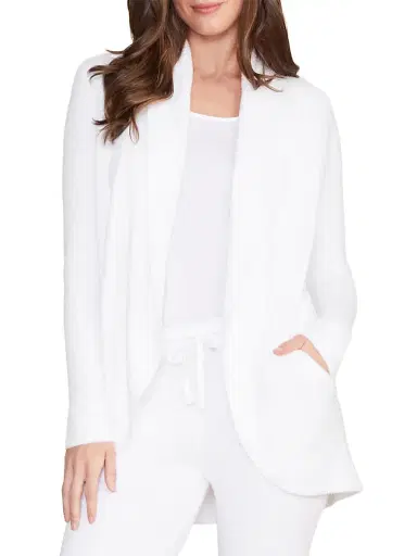 Barefoot Dreams Women's Cozychic Lite Circle Cardigan - Sea Salt - Size XL | Thumbnail 1