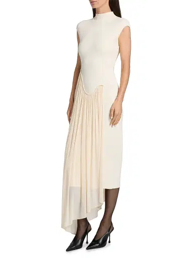 Et Ochs Women's Francis Asymmetric Knit Midi-Dress - | Thumbnail 4 Et Ochs Women's Francis Asymmetric Knit Midi-Dress - | Thumbnail 4