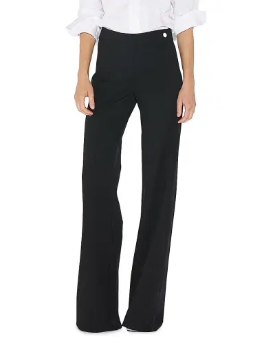 Callas Milano Women's Anouk - Stretch Jersey Wide Leg A-Line Pants - Black | Thumbnail 2 Callas Milano Women's Anouk - Stretch Jersey Wide Leg A-Line Pants - Black | Thumbnail 2