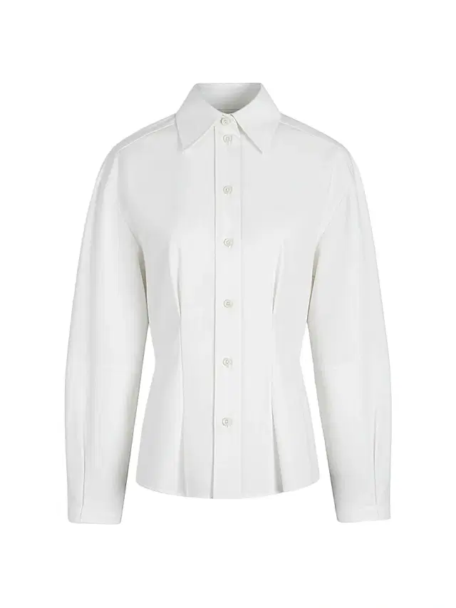Callas Milano Women's Lucia Lantern Sleeve Shirt - White