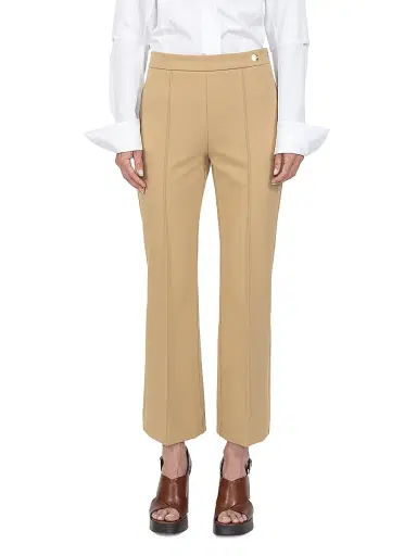 Callas Milano Women's Lola Cropped Kick Flare Pants - Pale Camel | Thumbnail 3 Callas Milano Women's Lola Cropped Kick Flare Pants - Pale Camel | Thumbnail 3
