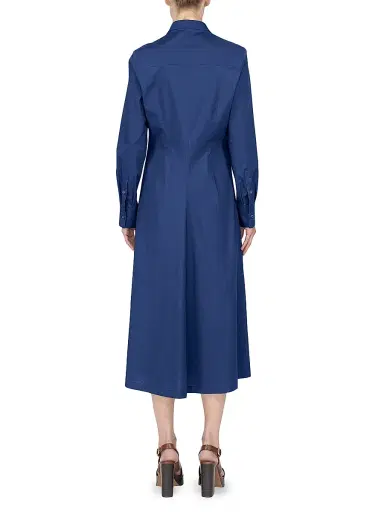 Callas Milano Women's Genny Longsleeve Shirt Dress - Ocean | Thumbnail 3 Callas Milano Women's Genny Longsleeve Shirt Dress - Ocean | Thumbnail 3