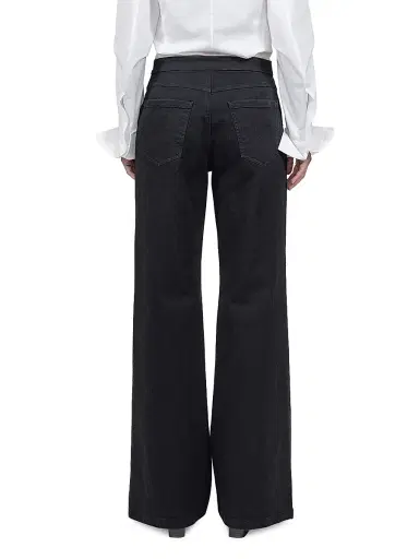 Callas Milano Women's Jane High Waist Flare Jeans Twill - Black | Thumbnail 4 Callas Milano Women's Jane High Waist Flare Jeans Twill - Black | Thumbnail 4