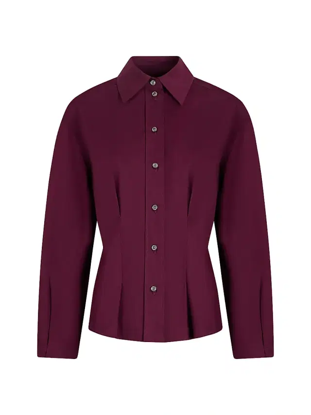 Callas Milano Women's Lucia Lantern Sleeve Shirt - Violet