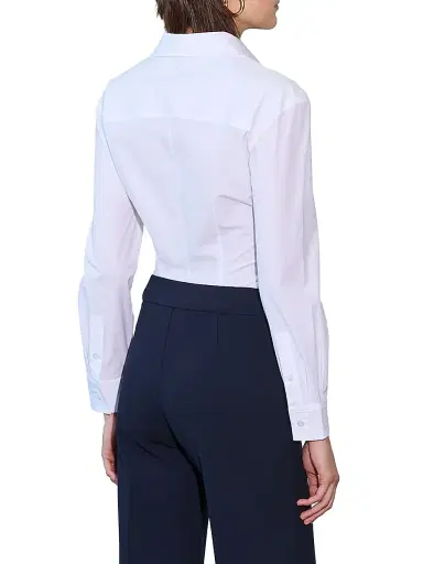 CALLAS MILANO Women's Savil - Stretch Poplin Shirt - White - Size 12 | Thumbnail 3 CALLAS MILANO Women's Savil - Stretch Poplin Shirt - White - Size 12 | Thumbnail 3