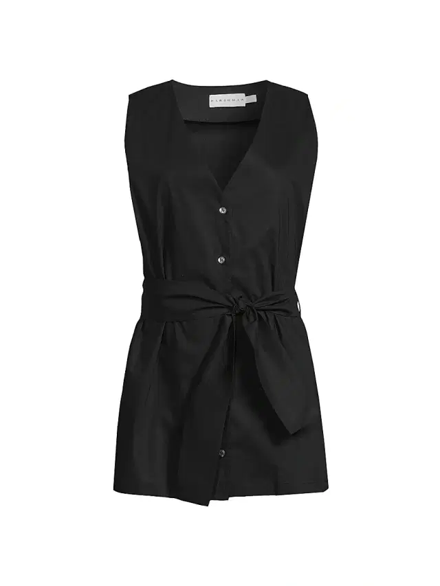 Harshman Women's Reya Belted Sleeveless Top