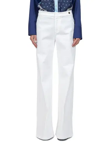 Callas Milano Women's Jane High Waist Flare Jeans Twill - White | Thumbnail 3 Callas Milano Women's Jane High Waist Flare Jeans Twill - White | Thumbnail 3