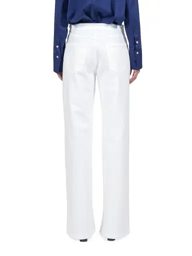 Callas Milano Women's Jane High Waist Flare Jeans Twill - White | Thumbnail 4 Callas Milano Women's Jane High Waist Flare Jeans Twill - White | Thumbnail 4