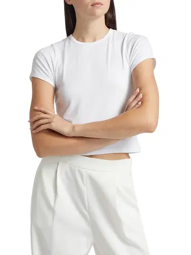 Toccin Women's Lindsey Baby T-Shirt - Optic - Size XL | Thumbnail 3 Toccin Women's Lindsey Baby T-Shirt - Optic - Size XL | Thumbnail 3
