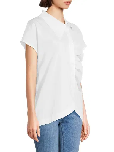 Harshman Women's Lily Gathered Shirt | Thumbnail 4 Harshman Women's Lily Gathered Shirt | Thumbnail 4