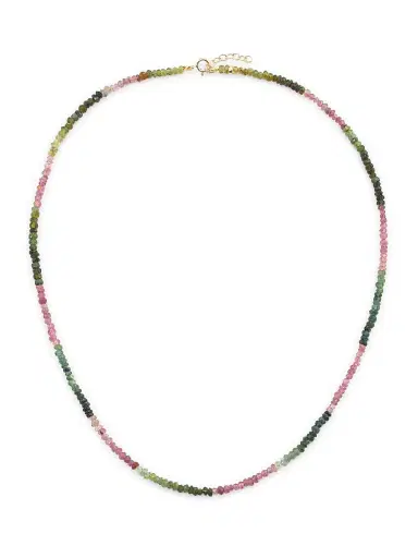 Jia Jia Women's Birthstone 14K Yellow Gold & Gemstone Beaded Necklace - Tourmaline | Thumbnail 1