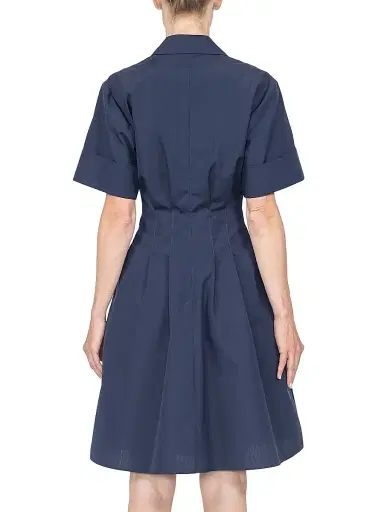 Callas Milano Women's Bergamo Fit and Flare Shirt Dress - Navy | Thumbnail 3 Callas Milano Women's Bergamo Fit and Flare Shirt Dress - Navy | Thumbnail 3