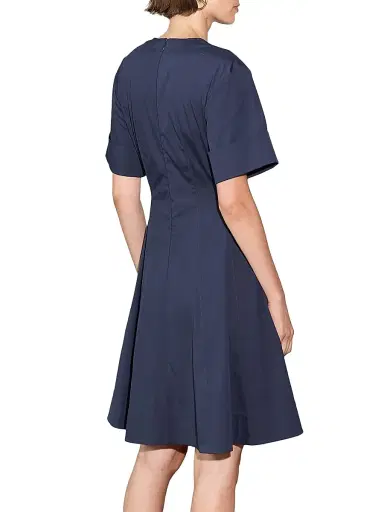 Callas Milano Women's Sora Flared Dress - Navy | Thumbnail 4