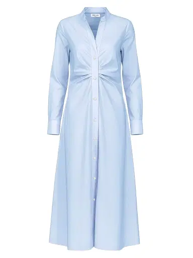 Callas Milano Women's Genny Longsleeve Shirt Dress - Pale Blue | Thumbnail 1 Callas Milano Women's Genny Longsleeve Shirt Dress - Pale Blue | Thumbnail 1