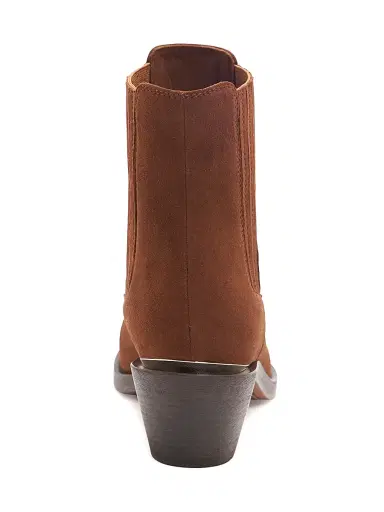 Partlow Women's 55MM Loulou Suede Ankle Boots - Cioccolato - Size 7.5 | Thumbnail 4