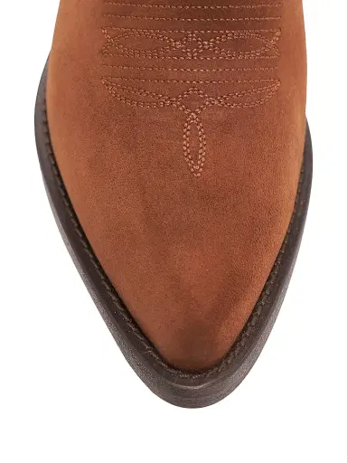 Partlow Women's 55MM Loulou Suede Ankle Boots - Cioccolato - Size 7.5 | Thumbnail 5