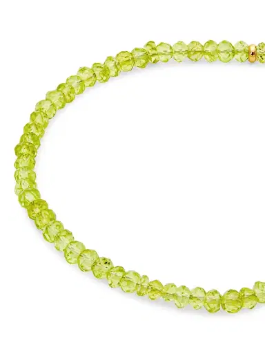 Jia Jia Women's Birthstone 14K Yellow Gold & Gemstone Beaded Bracelet - August | Thumbnail 4