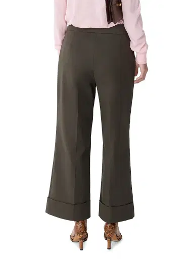 Callas Milano Women's Brody Cropped-Cuff Pants - Forest | Thumbnail 3 Callas Milano Women's Brody Cropped-Cuff Pants - Forest | Thumbnail 3