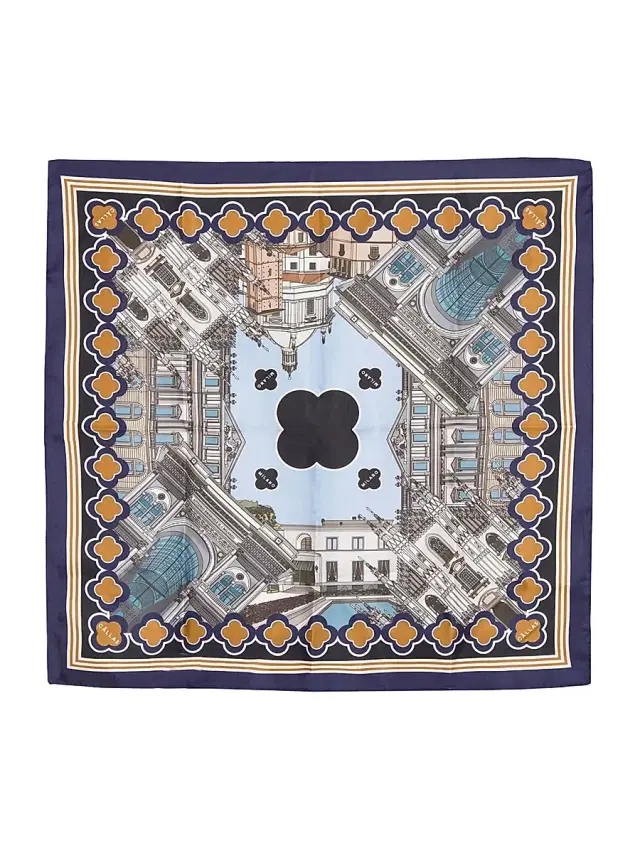Women's Milan Scarf - Dark Blue
