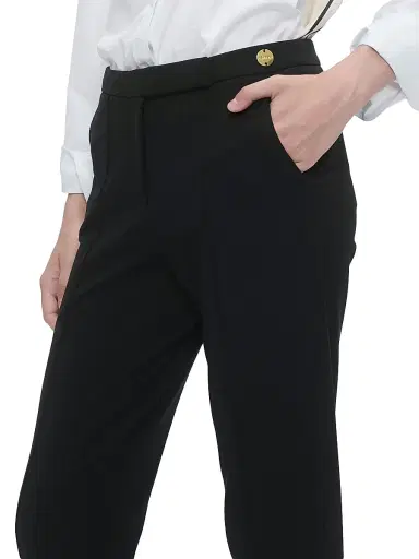 Callas Milano Women's Cory Jersey Slim Pants - Black | Thumbnail 4