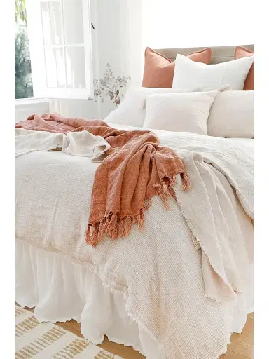 Pom Pom at Home Logan Linen Duvet Cover & Sham Collection | Thumbnail 2 Pom Pom at Home Logan Linen Duvet Cover & Sham Collection | Thumbnail 2