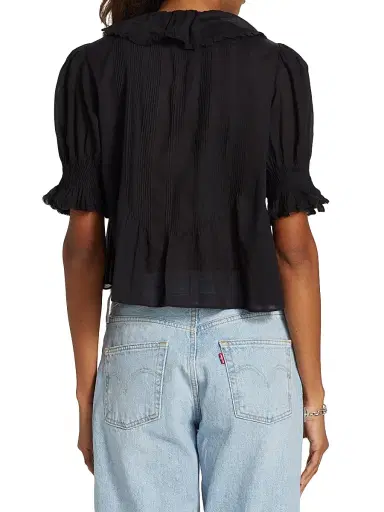 DÔEN Women's Henri Ruffled Top | Thumbnail 5 DÔEN Women's Henri Ruffled Top | Thumbnail 5