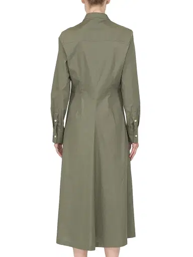 Callas Milano Women's Genny Longsleeve Shirt Dress - Olive | Thumbnail 3 Callas Milano Women's Genny Longsleeve Shirt Dress - Olive | Thumbnail 3