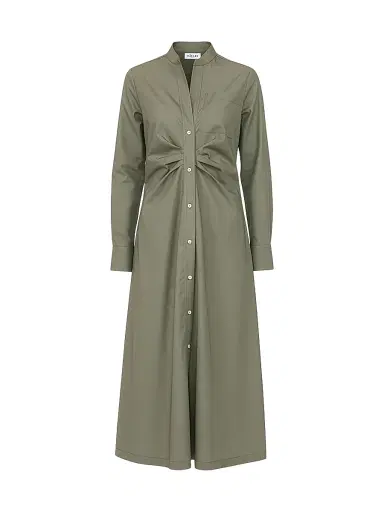 Callas Milano Women's Genny Longsleeve Shirt Dress - Olive | Thumbnail 1 Callas Milano Women's Genny Longsleeve Shirt Dress - Olive | Thumbnail 1