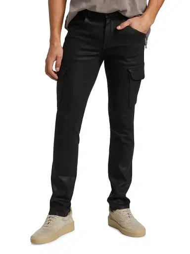 MONFRÈRE Men's Preston Coated Jeans - Coated Noir | Thumbnail 3 MONFRÈRE Men's Preston Coated Jeans - Coated Noir | Thumbnail 3