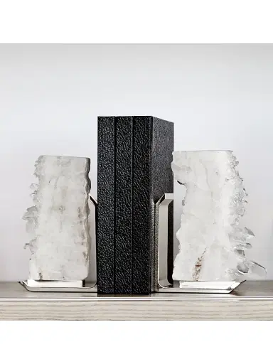 Anna New York Fim Druzy Agate & Goldtone Bookend Set | Thumbnail 2 Anna New York Fim Druzy Agate & Goldtone Bookend Set | Thumbnail 2