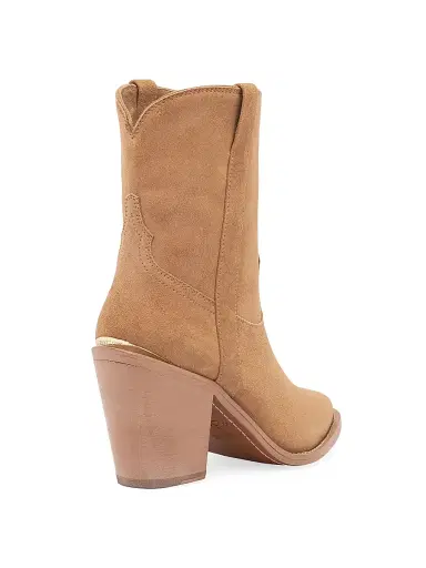Partlow Women's Leigh Anne 90MM Suede Ankle Booties - Cest | Thumbnail 3