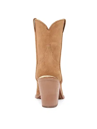 Partlow Women's Leigh Anne 90MM Suede Ankle Booties - Cest | Thumbnail 4