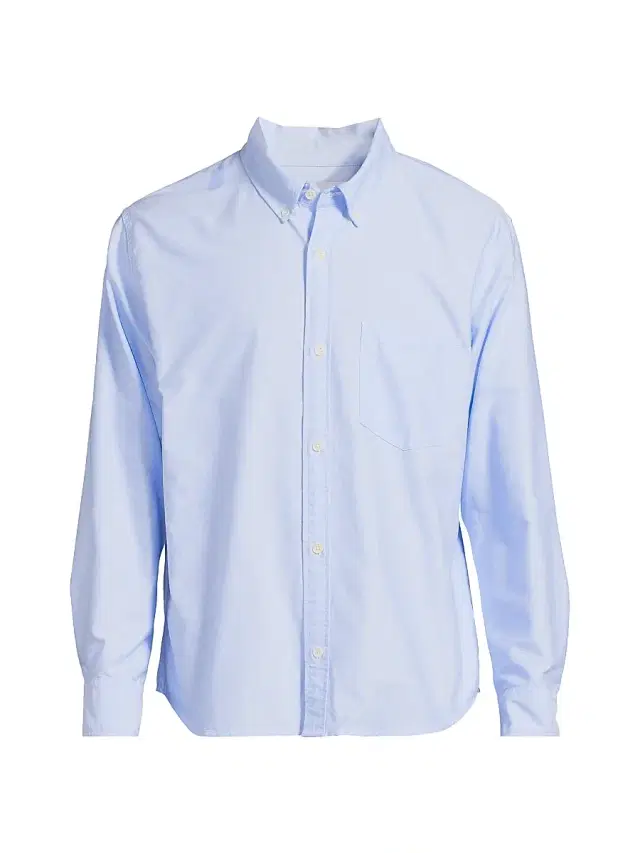 Corridor Men's Resonance Oxford Cotton Button-Front Shirt - Chambray