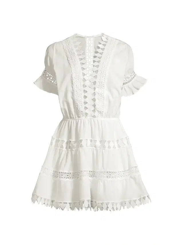 Peixoto Women's Ora Embroidered Mini Dress - White