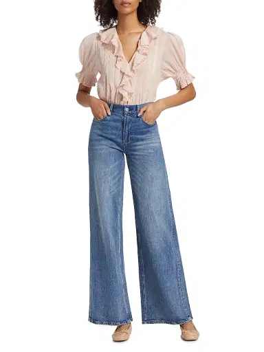 DÔEN Women's Henri Ruffled Top | Thumbnail 2 DÔEN Women's Henri Ruffled Top | Thumbnail 2