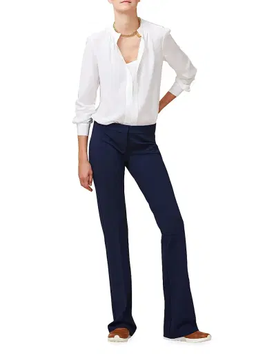 CALLAS MILANO Women's Olympia Long Sleeve Silk Top | Thumbnail 2