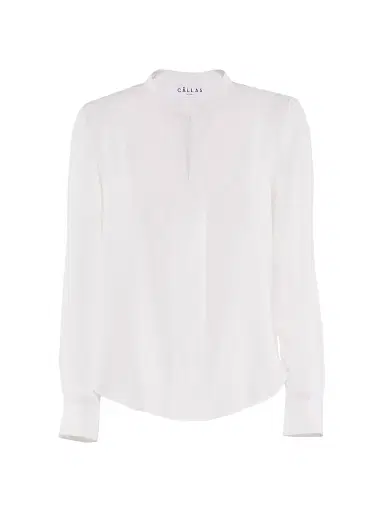 CALLAS MILANO Women's Olympia Long Sleeve Silk Top | Thumbnail 1