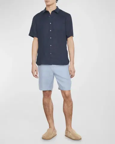 Vince Men's Linen Sport Shirt | Thumbnail 2 Vince Men's Linen Sport Shirt | Thumbnail 2