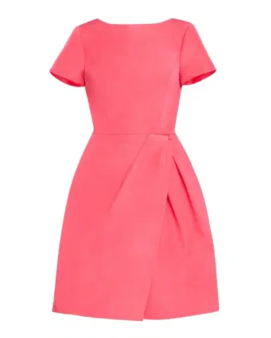 Carolina Herrera Icon Bateau Neck Short-Sleeve Dress | Thumbnail 1