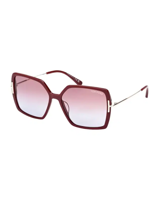 TOM FORD Joanna Mixed-Media Butterfly Sunglasses